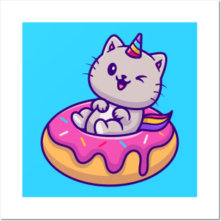 Unicat Doughnut Posters and Art